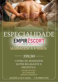 massagem 4 mãos